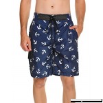 Misakia Men's Swim Trunks Printed Board Shorts Lightweight Beach Shorts Elastic Waist Swimwear with Mesh Lining and Pockets Pattern 2 B07CNX1M3L